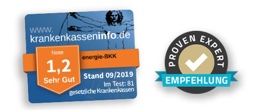 Siegel 2019 krankenkasseninfo.de und provenexpert